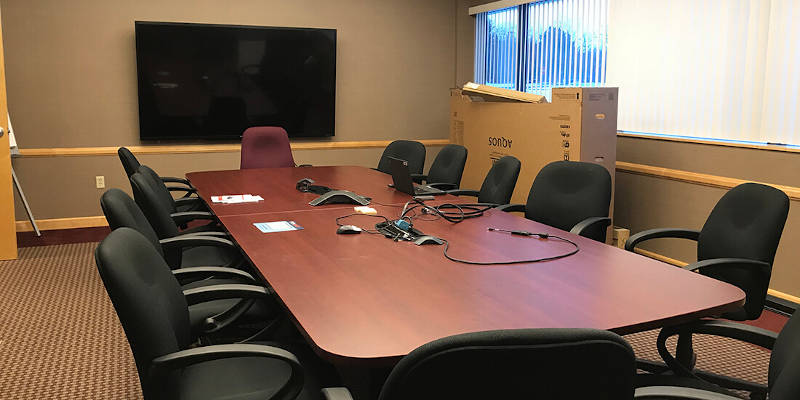Quintiles Executive Conference Room Audio Visual installation